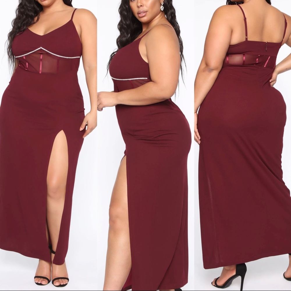 Corset maxi sleeveless dress size 2x NWT